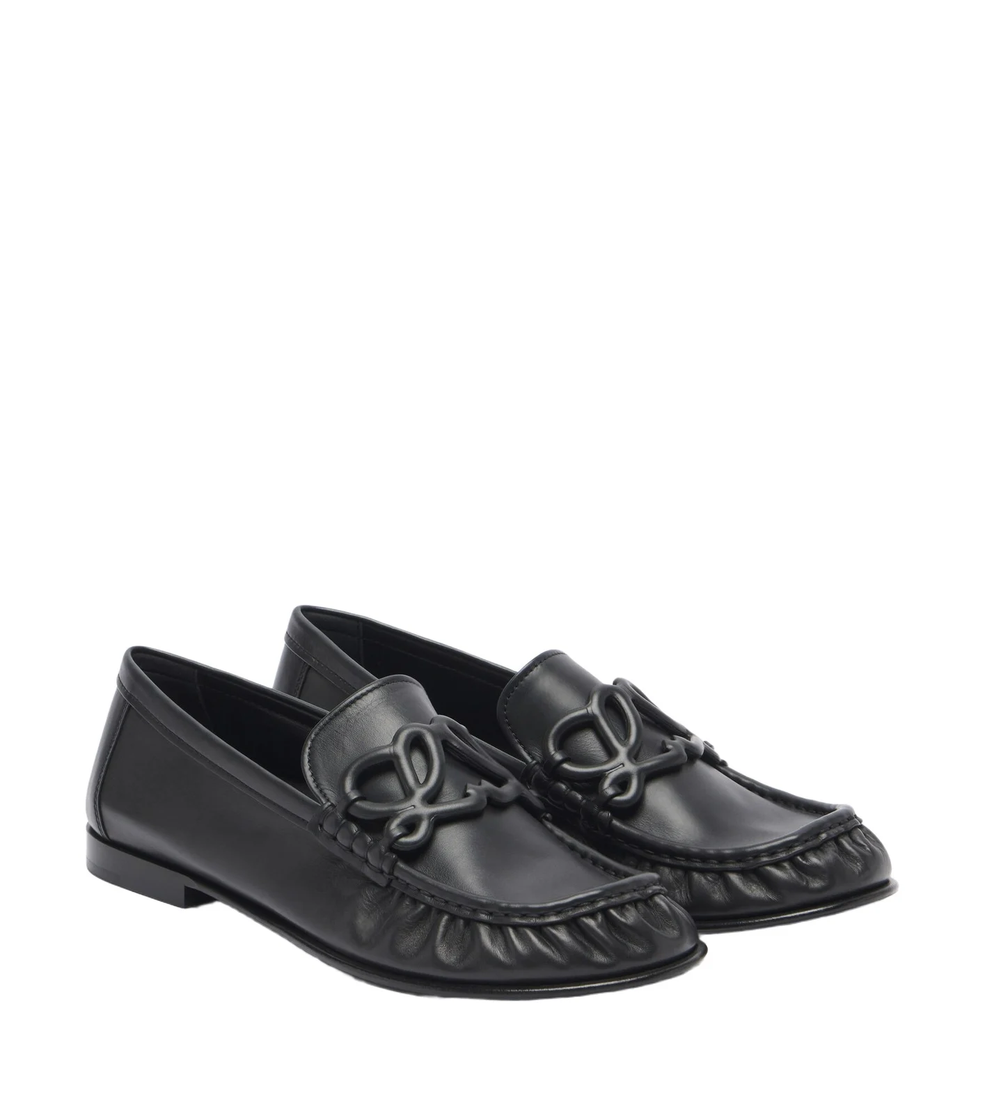 Double L leather loafers Double L leather loafers