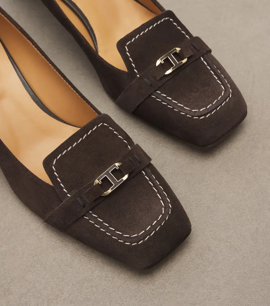 Tod's T Timeless suede pumps | Thumbnail 2 Tod's T Timeless suede pumps | Thumbnail 2