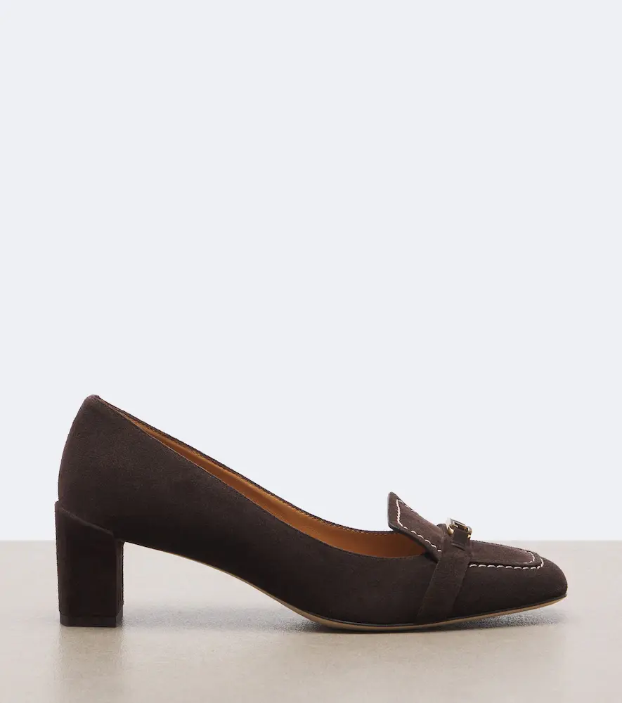 Tod's T Timeless suede pumps | Thumbnail 3 Tod's T Timeless suede pumps | Thumbnail 3