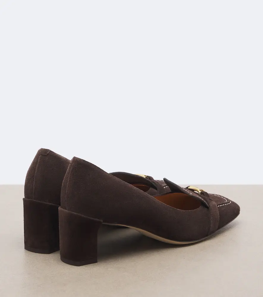 Tod's T Timeless suede pumps | Thumbnail 4 Tod's T Timeless suede pumps | Thumbnail 4