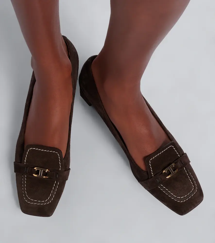 Tod's T Timeless suede pumps | Thumbnail 5 Tod's T Timeless suede pumps | Thumbnail 5