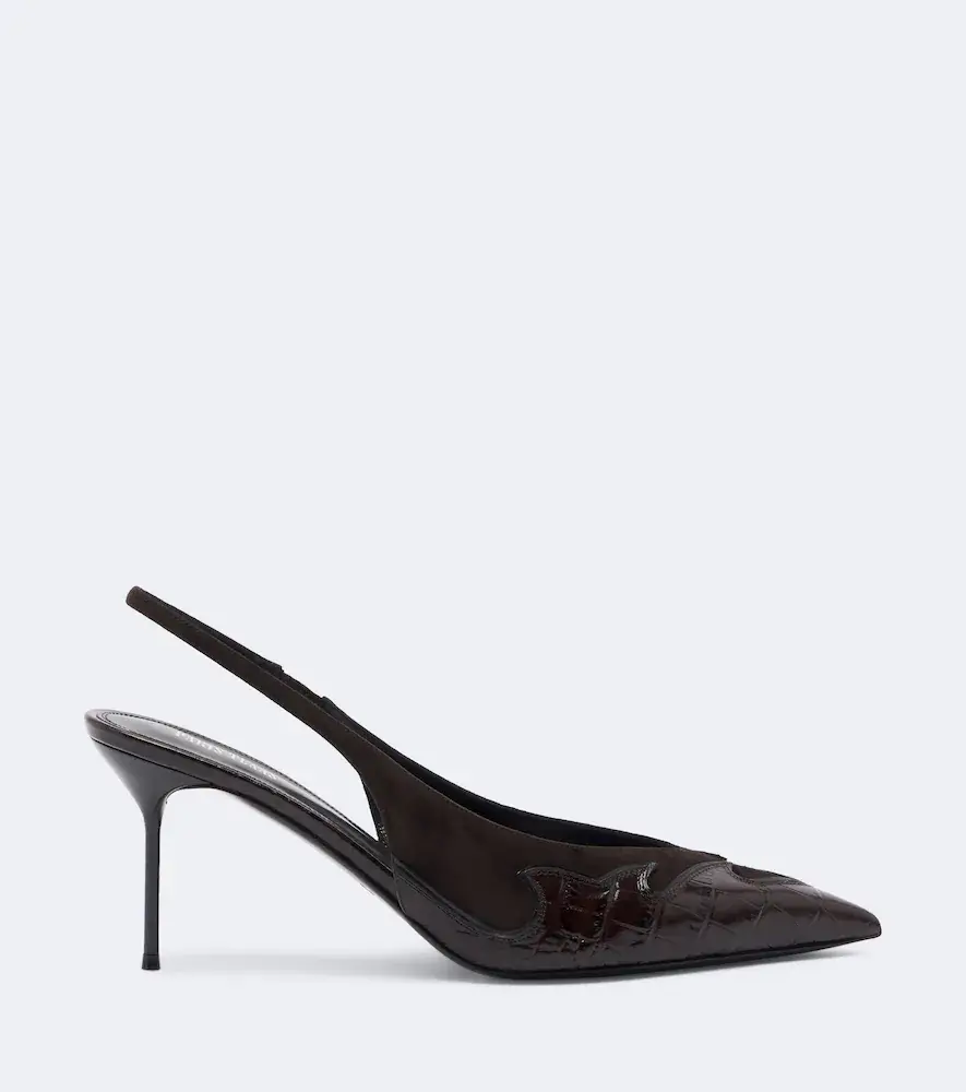 Paris Texas Lidia Queen of Hearts leather slingback pumps | Thumbnail 4 Paris Texas Lidia Queen of Hearts leather slingback pumps | Thumbnail 4