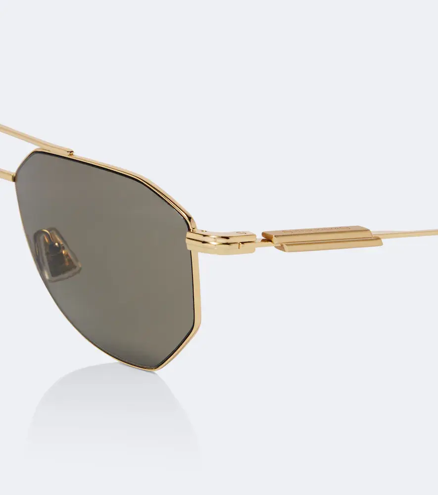 Bottega Veneta Ribbon aviator sunglasses | Thumbnail 2 Bottega Veneta Ribbon aviator sunglasses | Thumbnail 2