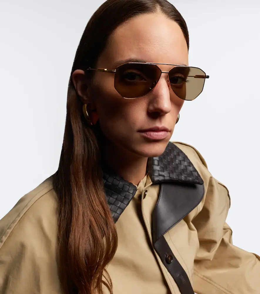 Bottega Veneta Ribbon aviator sunglasses | Thumbnail 5 Bottega Veneta Ribbon aviator sunglasses | Thumbnail 5