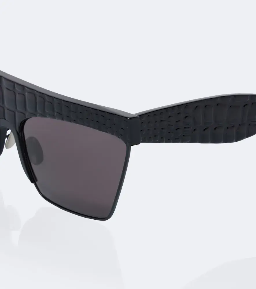 Alaïa Alaïa Croc-effect flat-top sunglasses | Thumbnail 2 Alaïa Alaïa Croc-effect flat-top sunglasses | Thumbnail 2