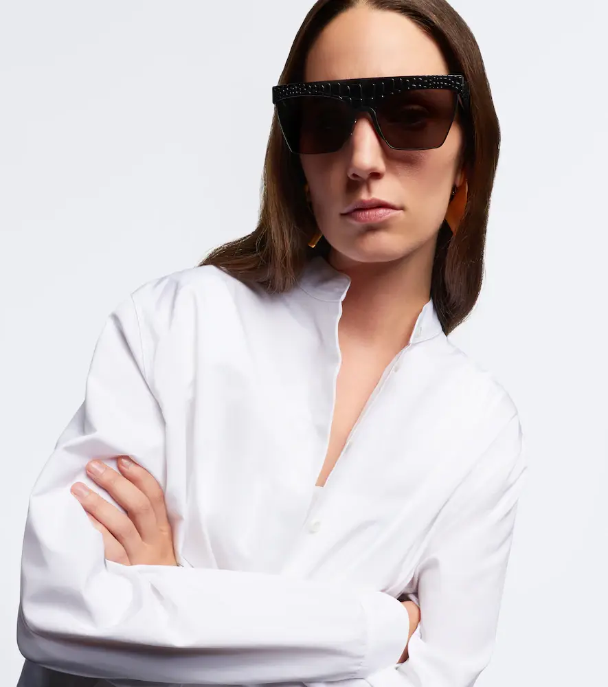 Alaïa Alaïa Croc-effect flat-top sunglasses | Thumbnail 4 Alaïa Alaïa Croc-effect flat-top sunglasses | Thumbnail 4