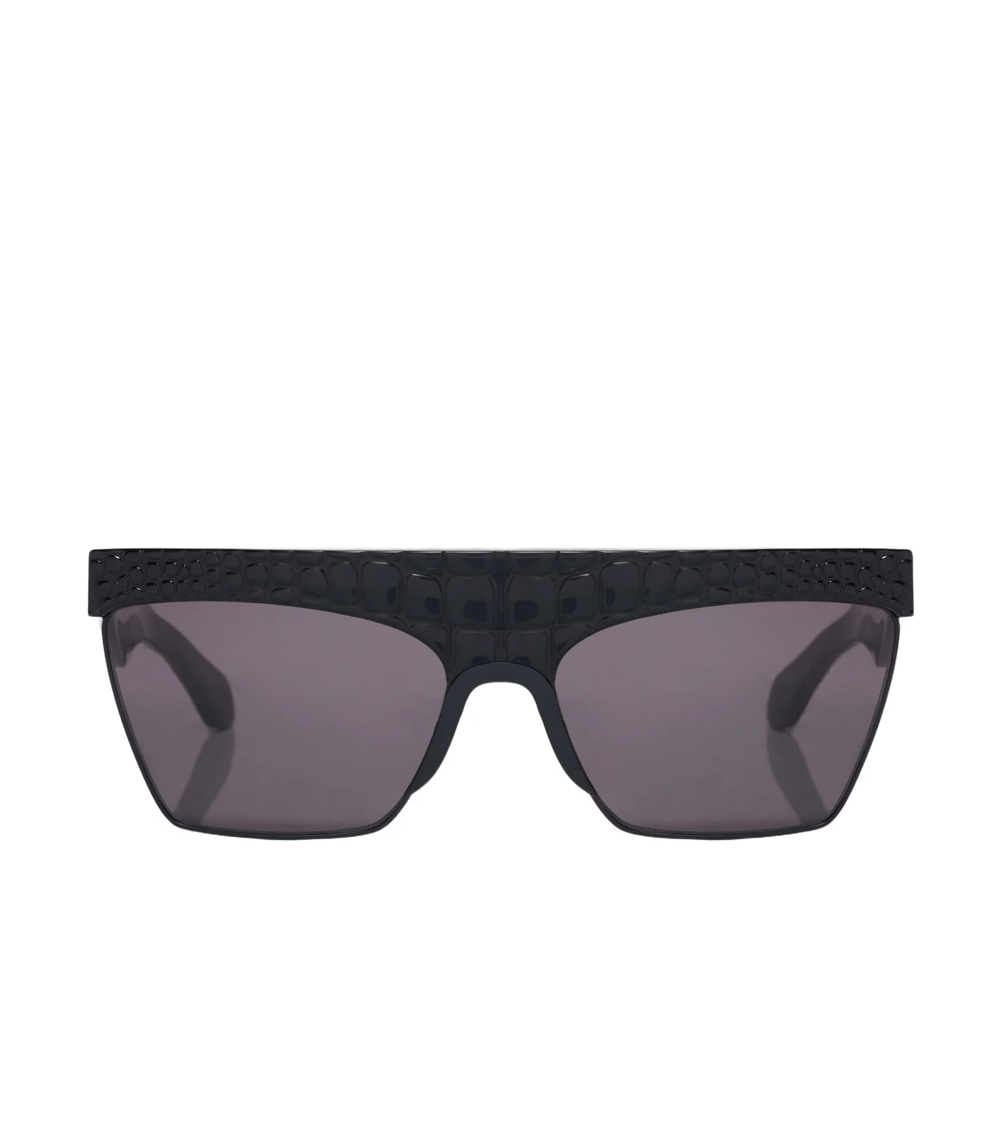 Alaïa Croc-effect flat-top sunglasses Alaïa Croc-effect flat-top sunglasses