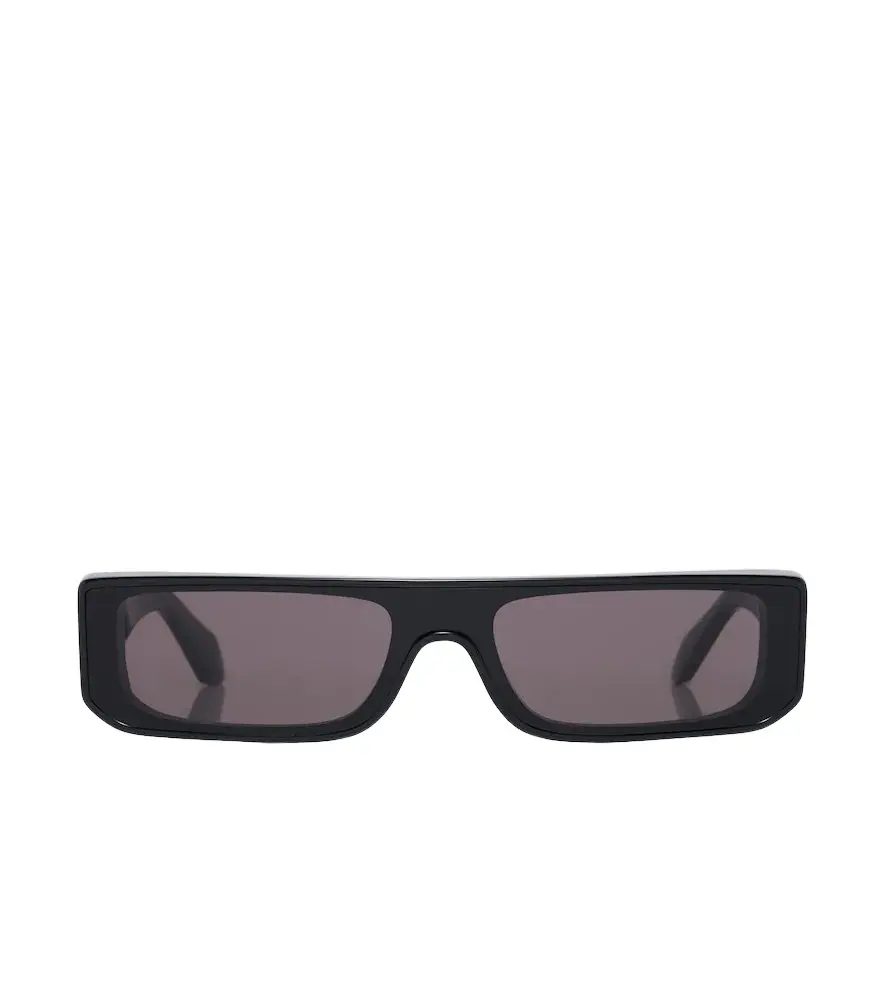 Alaïa Alaïa Lettering Logo rectangular sunglasses