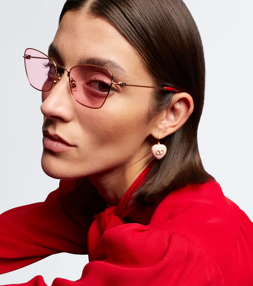 Valentino Torchon VLogo square sunglasses | Thumbnail 4 Valentino Torchon VLogo square sunglasses | Thumbnail 4