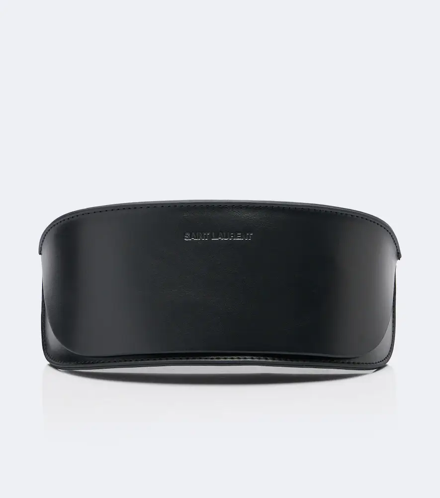 Saint Laurent Logo Lettering shield sunglasses | Thumbnail 6 Saint Laurent Logo Lettering shield sunglasses | Thumbnail 6