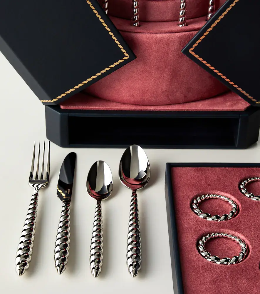 L'Objet x Jessica McCormack Shell cutlery set | Thumbnail 2 L'Objet x Jessica McCormack Shell cutlery set | Thumbnail 2