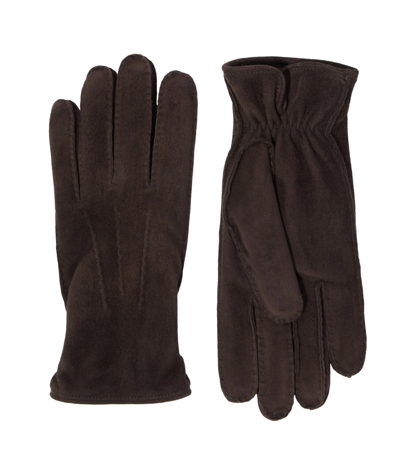 Thom Sweeney Suede and cashmere gloves