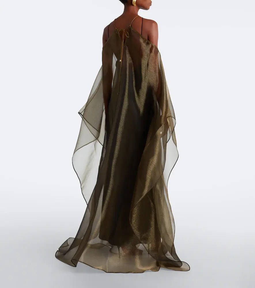 Taller Marmo Sza Sza draped organza kaftan | Thumbnail 2 Taller Marmo Sza Sza draped organza kaftan | Thumbnail 2