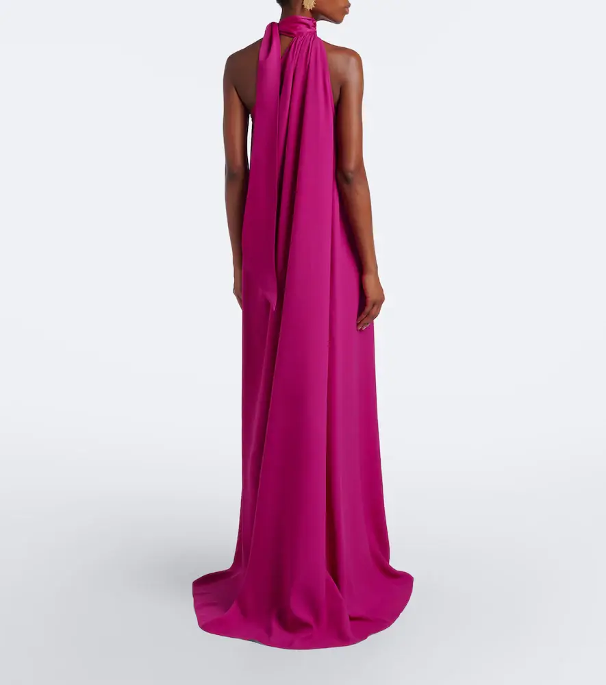 Taller Marmo Astor scarf-detail draped one-shoulder gown | Thumbnail 3 Taller Marmo Astor scarf-detail draped one-shoulder gown | Thumbnail 3