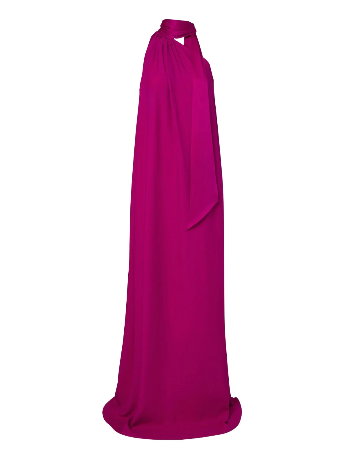Taller Marmo Astor scarf-detail draped one-shoulder gown
