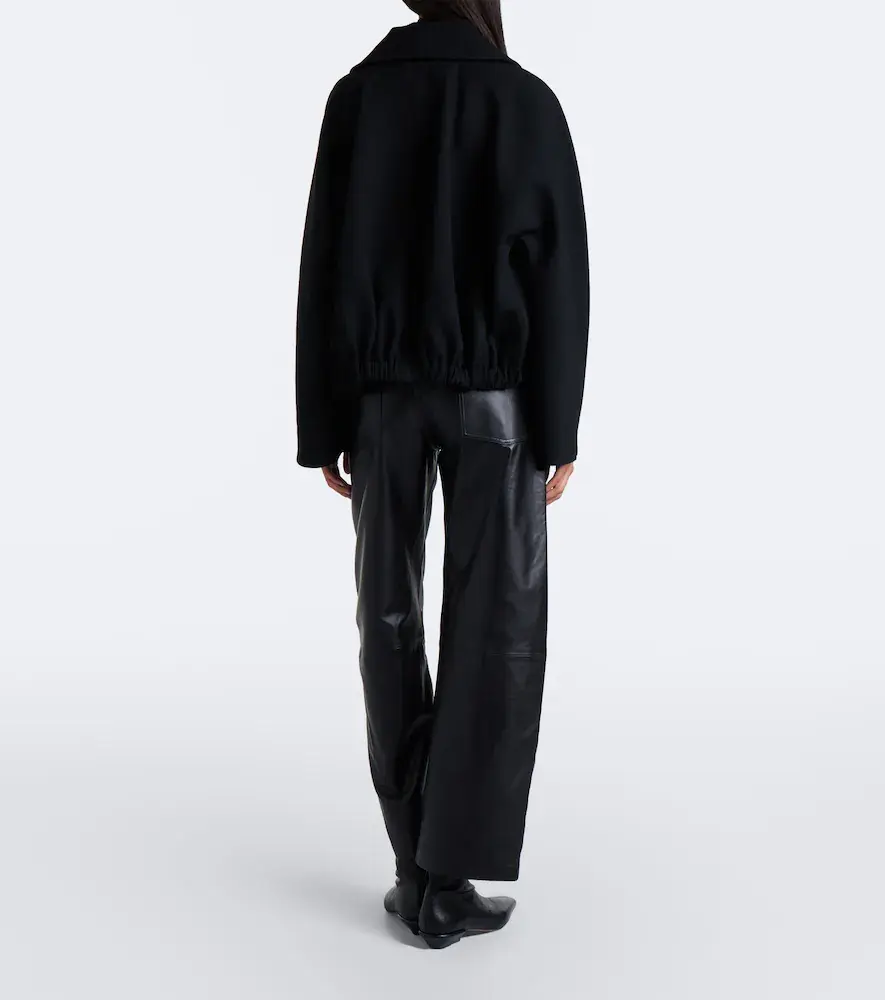 Nili Lotan Tribeca leather barrel-leg pants | Thumbnail 3