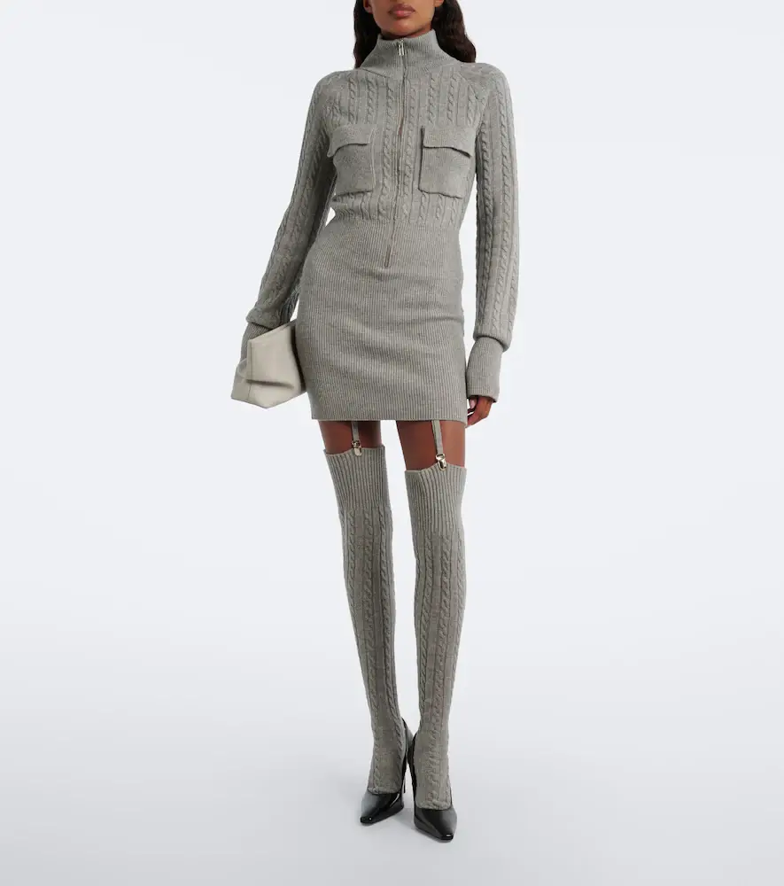 Aya Muse Rovo minidress and over-the-knee socks set | Thumbnail 3