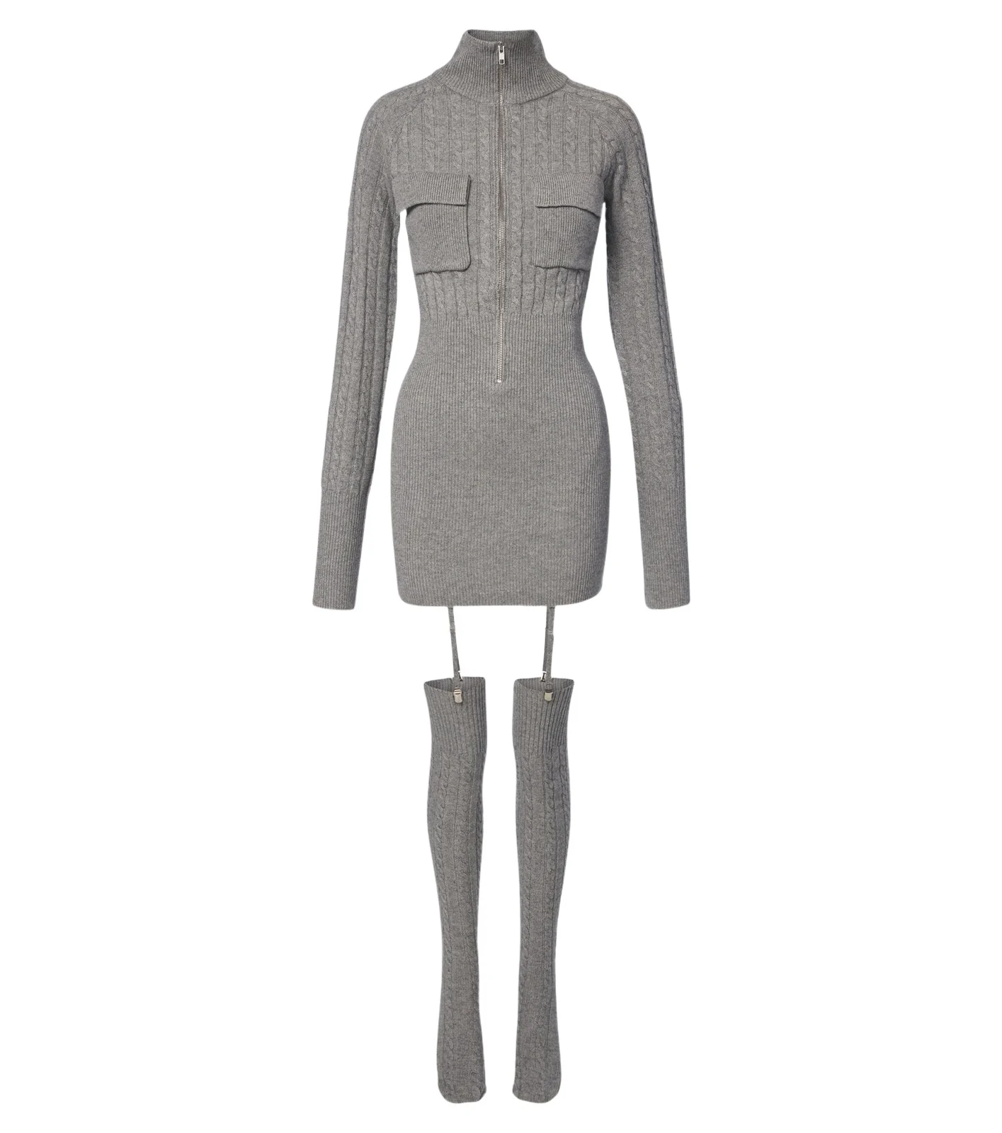 Aya Muse Rovo minidress and over-the-knee socks set