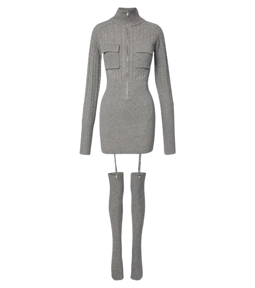 Aya Muse Rovo minidress and over-the-knee socks set