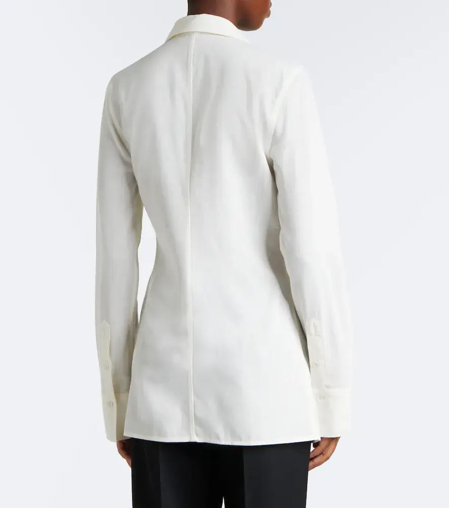 TOTEME Semi-sheer shirt | Thumbnail 2 TOTEME Semi-sheer shirt | Thumbnail 2