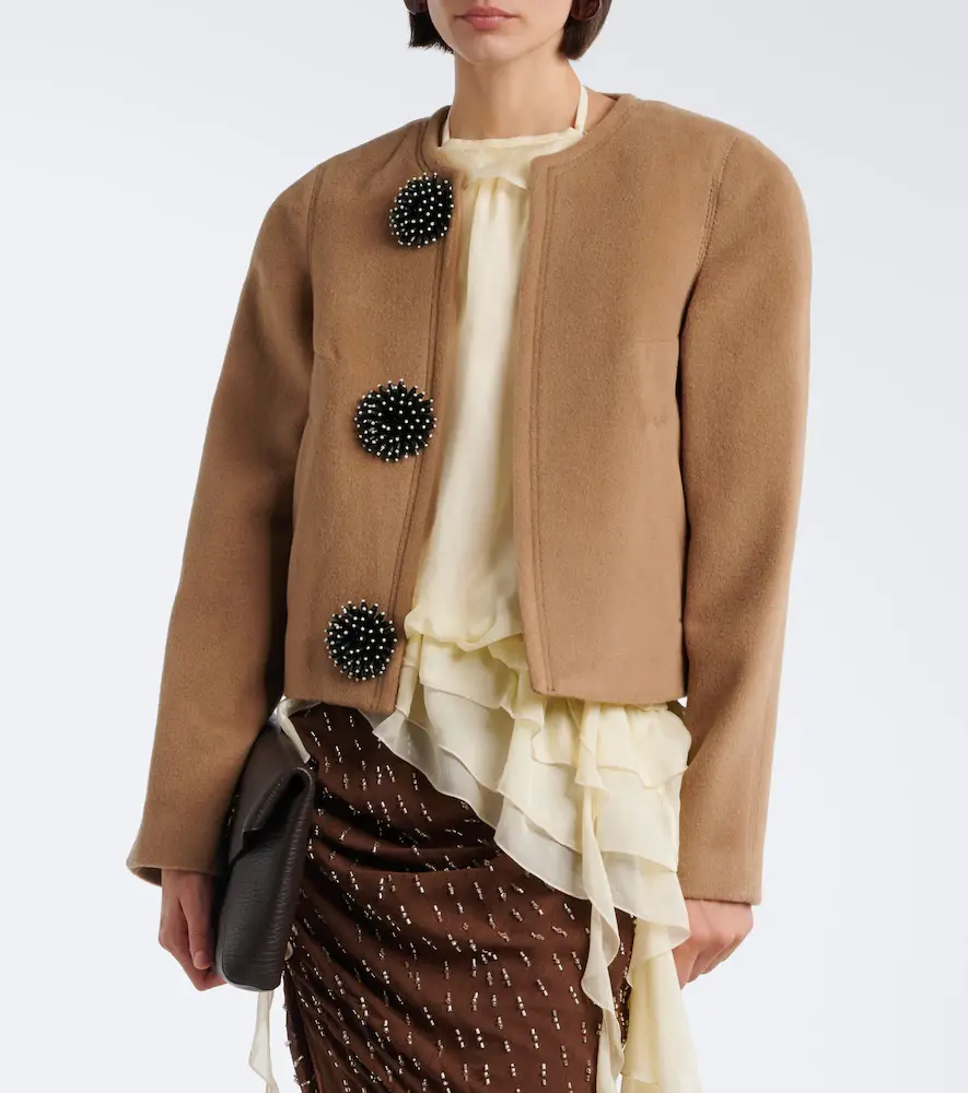 Jacques Wei Embellished wool jacket | Thumbnail 3 Jacques Wei Embellished wool jacket | Thumbnail 3