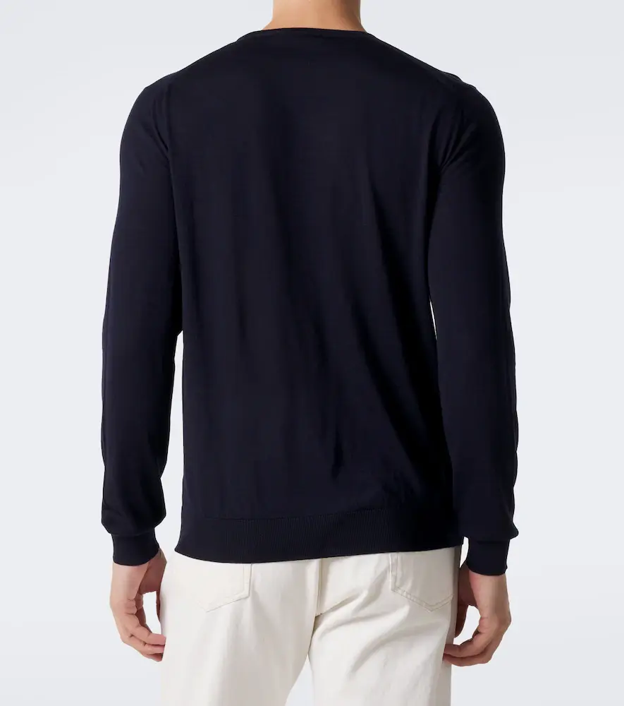 Prada Logo virgin wool sweater | Thumbnail 4 Prada Logo virgin wool sweater | Thumbnail 4