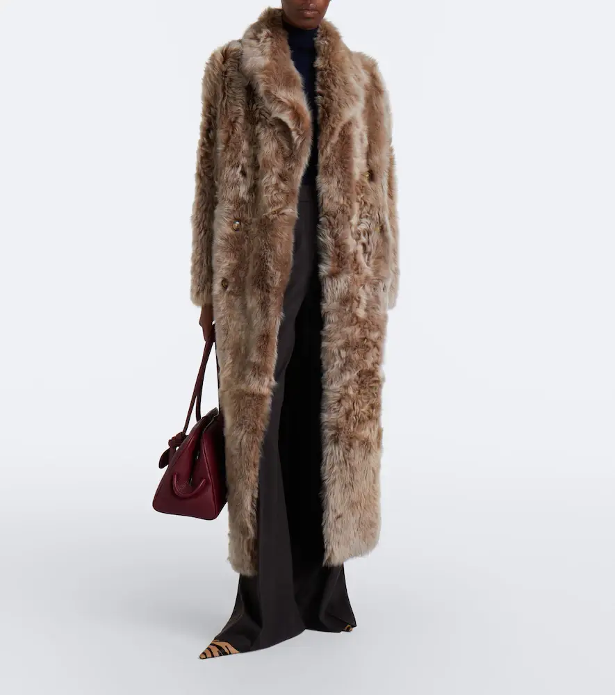Yves Salomon Reversible shearling and leather coat | Thumbnail 5