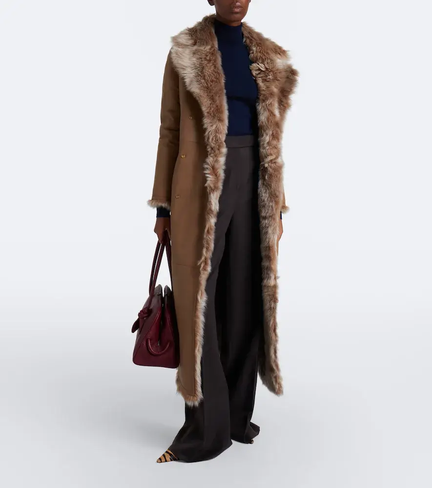 Yves Salomon Reversible shearling and leather coat | Thumbnail 6