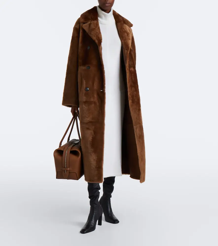 Yves Salomon Reversible shearling and leather coat | Thumbnail 2