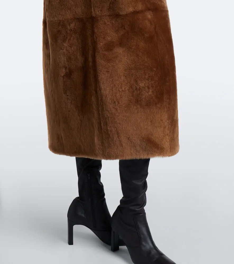 Yves Salomon Reversible shearling and leather coat | Thumbnail 3