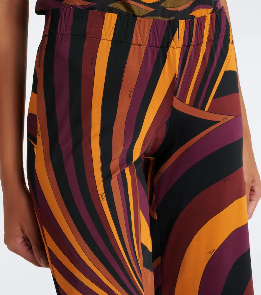 PUCCI Iride satin jersey wide-leg pants | Thumbnail 4 PUCCI Iride satin jersey wide-leg pants | Thumbnail 4