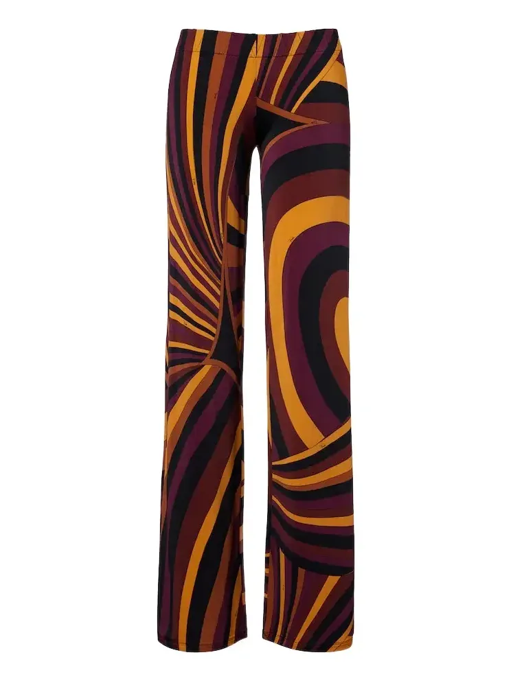 PUCCI Iride satin jersey wide-leg pants