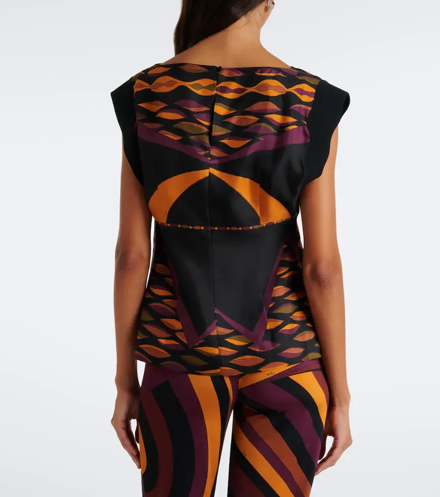PUCCI Dune silk twill top | Thumbnail 2 PUCCI Dune silk twill top | Thumbnail 2