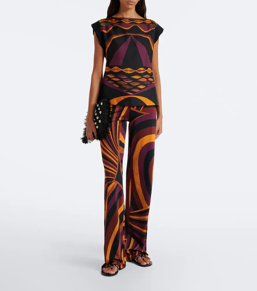 PUCCI Dune silk twill top | Thumbnail 4 PUCCI Dune silk twill top | Thumbnail 4