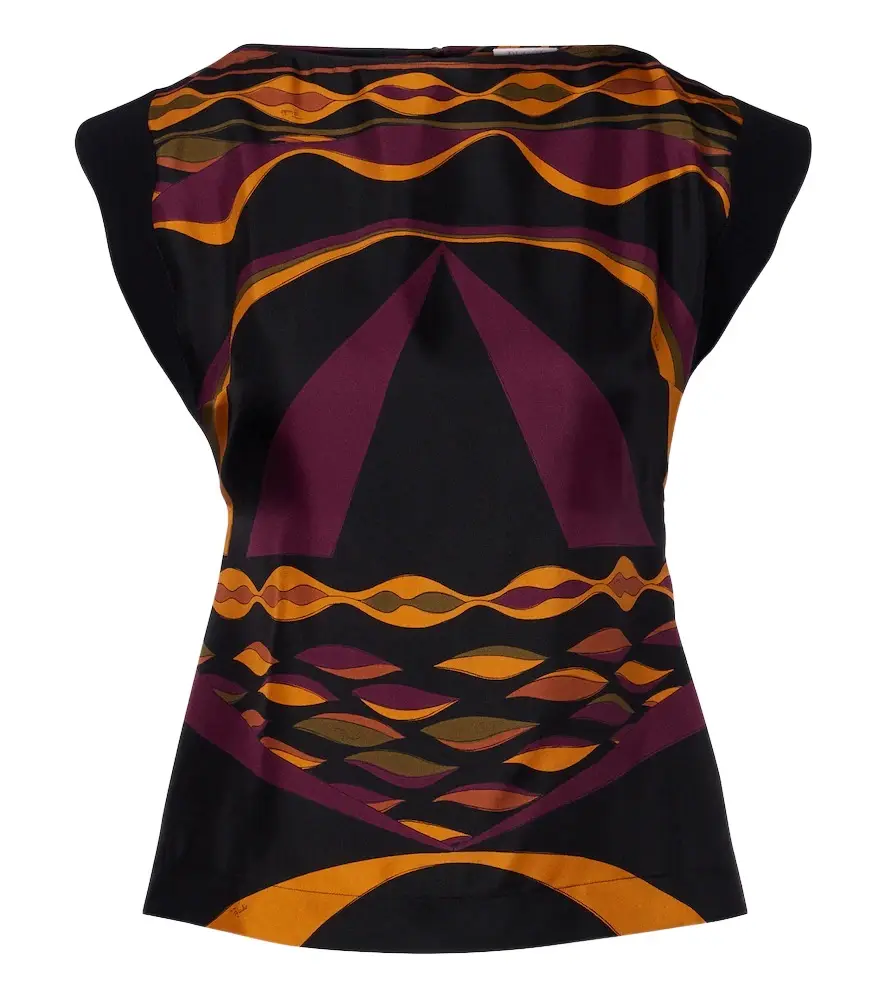 Dune silk twill top Dune silk twill top
