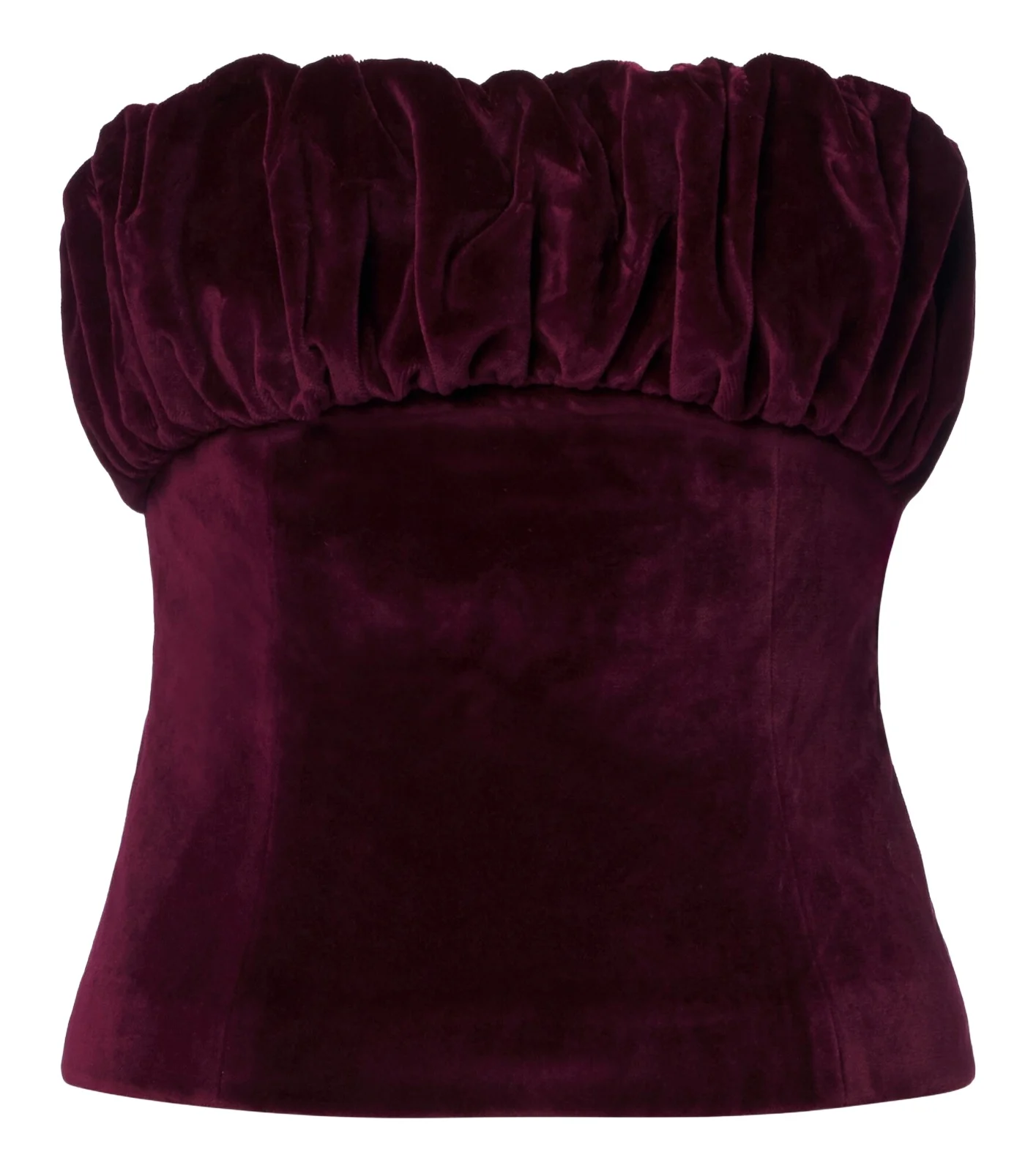 Maria cotton velvet tube top Maria cotton velvet tube top