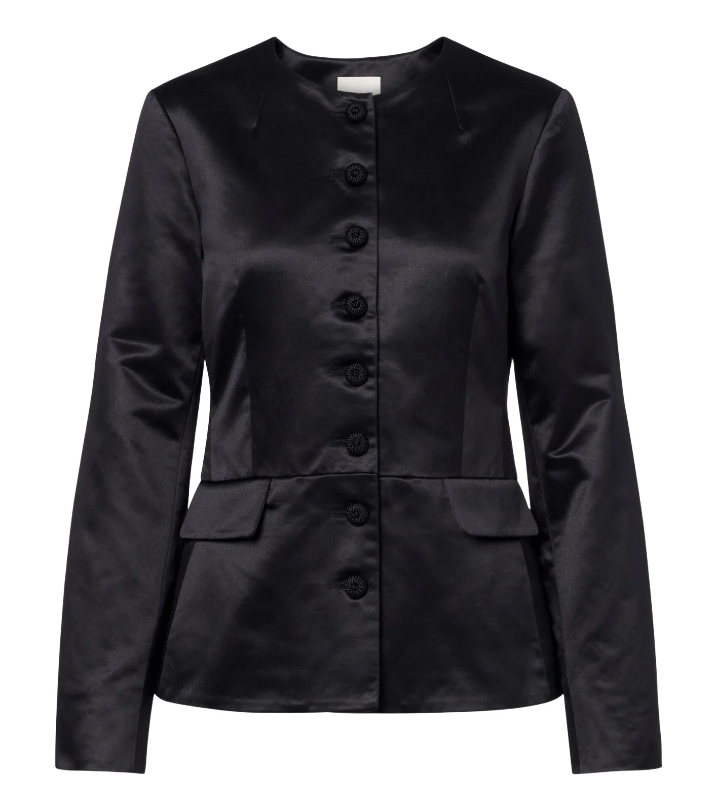 Verity cotton and silk satin jacket Verity cotton and silk satin jacket