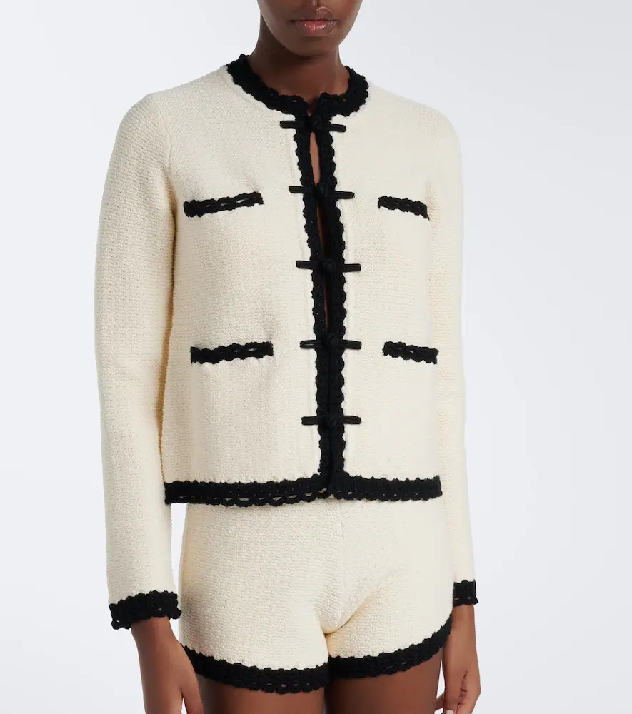Posse Hattie crochet-trimmed jacket | Thumbnail 2