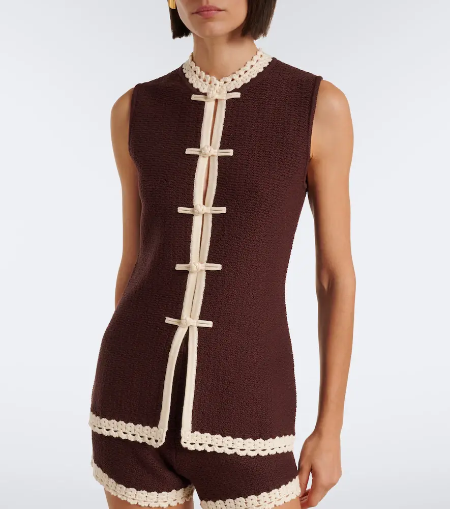 Posse Hattie crochet-trimmed top | Thumbnail 2