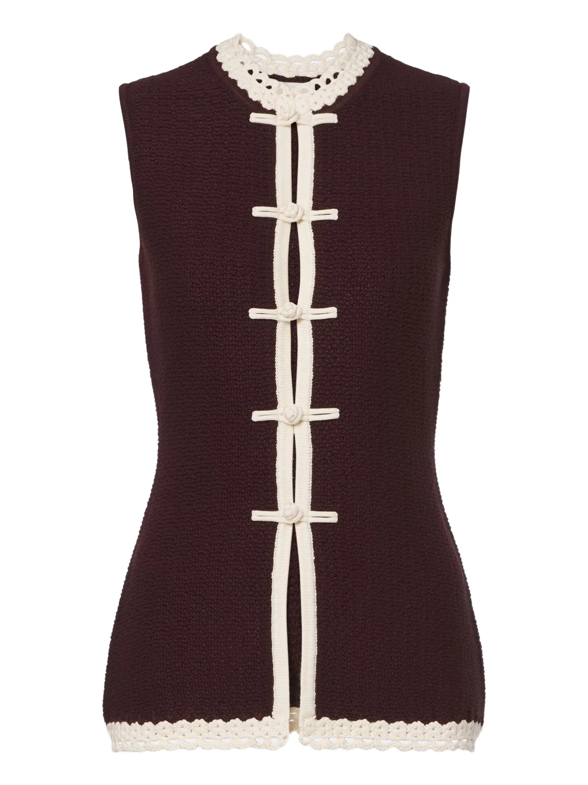 Hattie crochet-trimmed top Hattie crochet-trimmed top