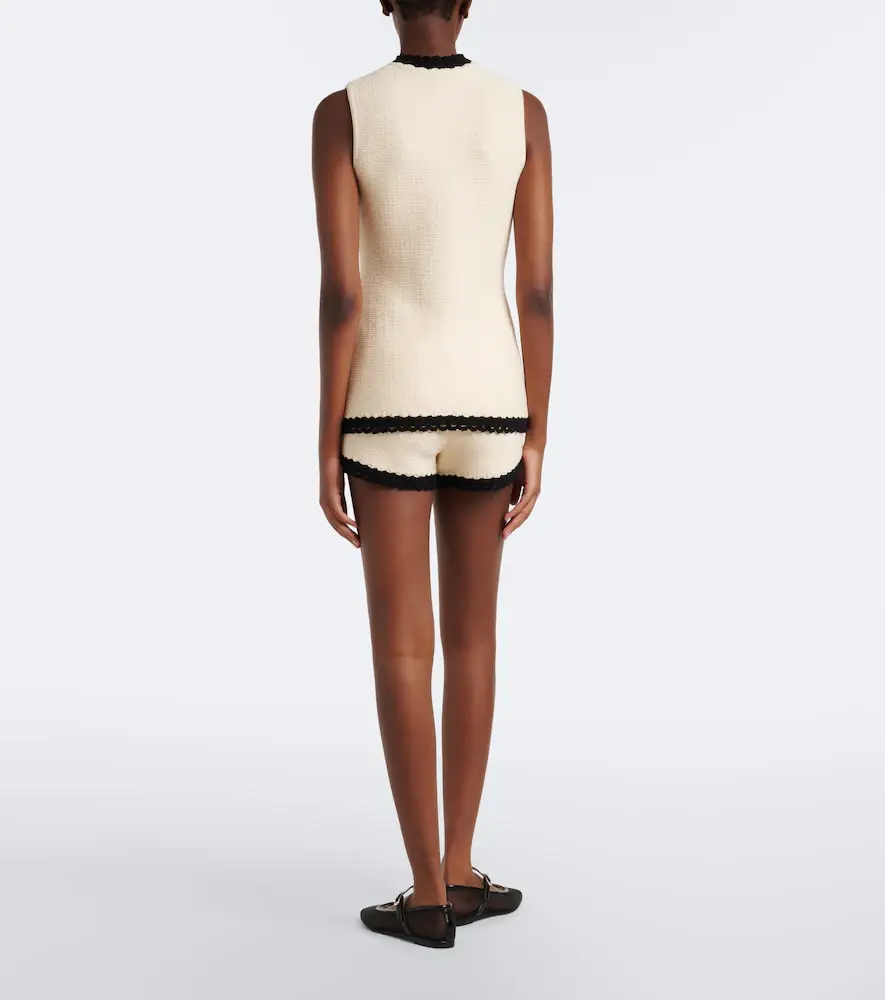Posse Hattie crochet-trim shorts | Thumbnail 3 Posse Hattie crochet-trim shorts | Thumbnail 3