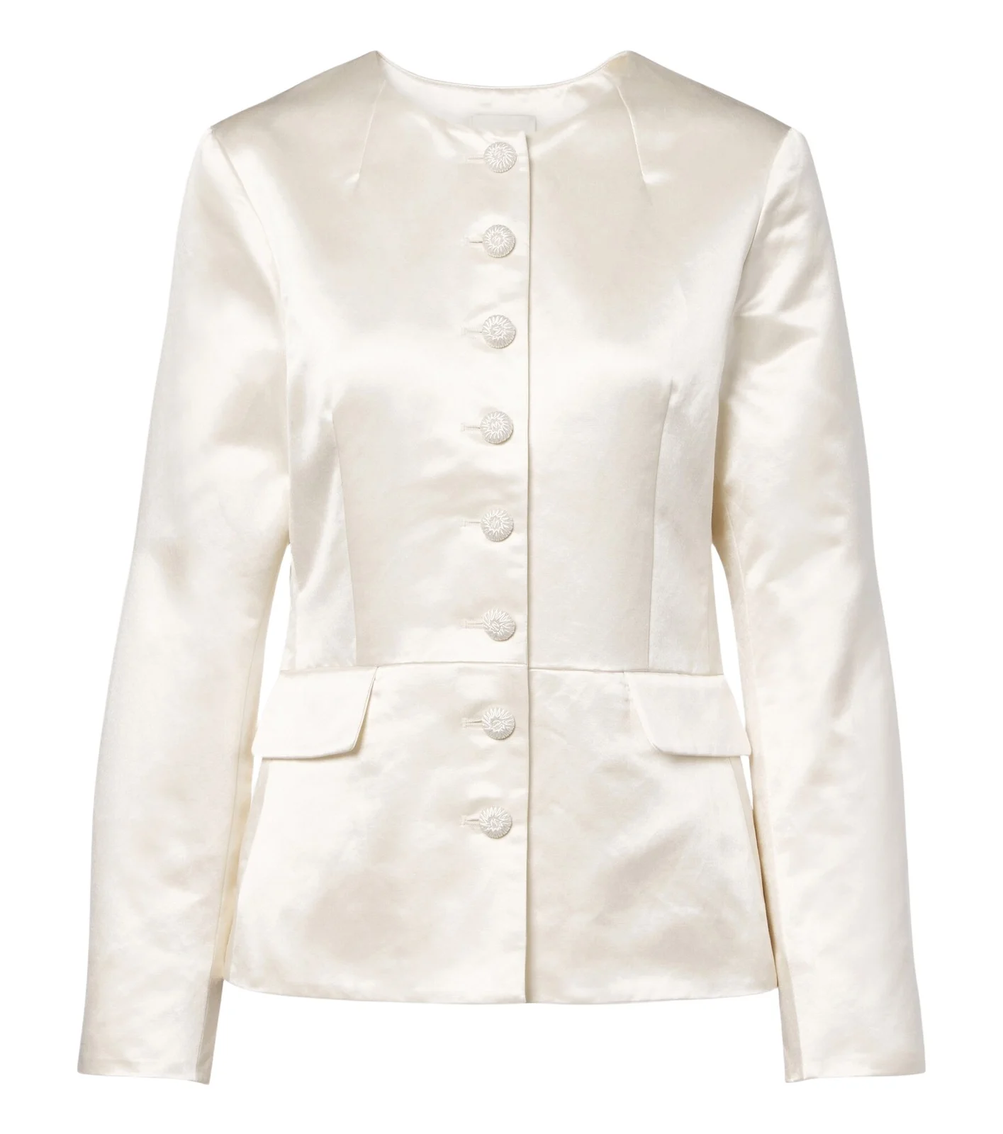 Posse Verity cotton and silk satin jacket