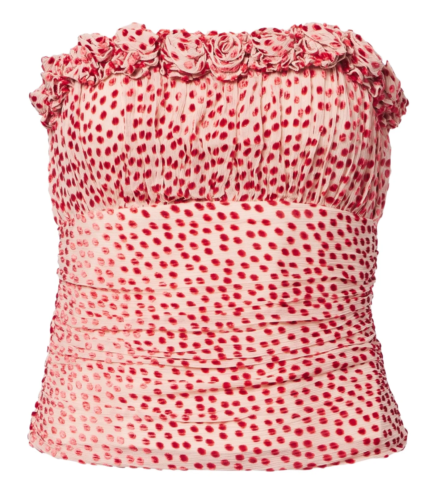 Posse Elise polka-dot corset top