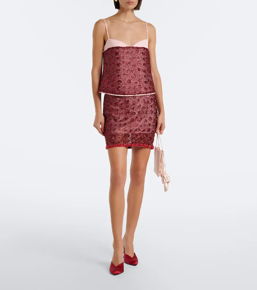 Posse Sofia beaded miniskirt | Thumbnail 3