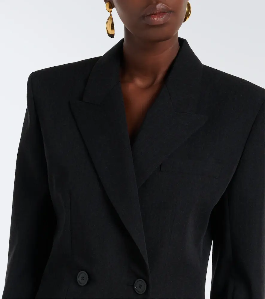 Isabel Marant Ranya double-breasted virgin wool blazer | Thumbnail 3 Isabel Marant Ranya double-breasted virgin wool blazer | Thumbnail 3