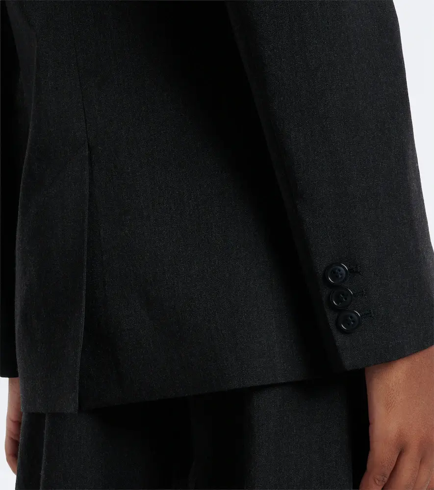 Isabel Marant Ranya double-breasted virgin wool blazer | Thumbnail 4 Isabel Marant Ranya double-breasted virgin wool blazer | Thumbnail 4