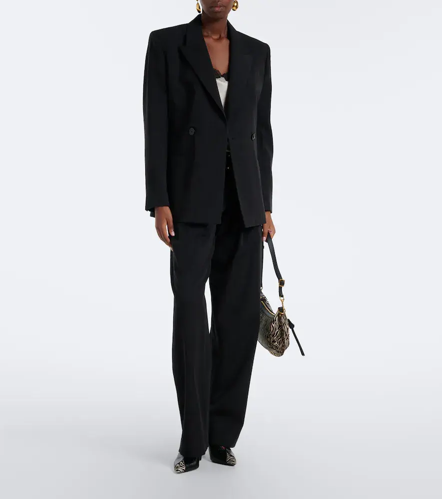 Isabel Marant Ranya double-breasted virgin wool blazer | Thumbnail 5 Isabel Marant Ranya double-breasted virgin wool blazer | Thumbnail 5