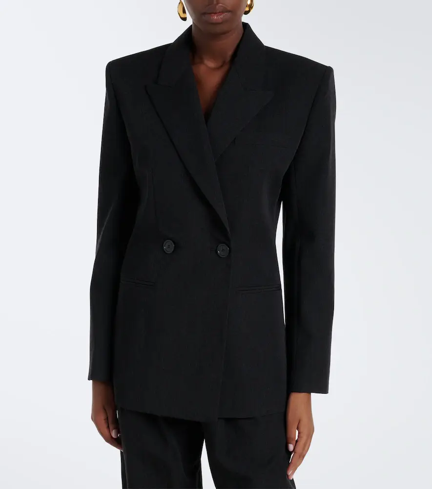 Isabel Marant Ranya double-breasted virgin wool blazer | Thumbnail 6 Isabel Marant Ranya double-breasted virgin wool blazer | Thumbnail 6