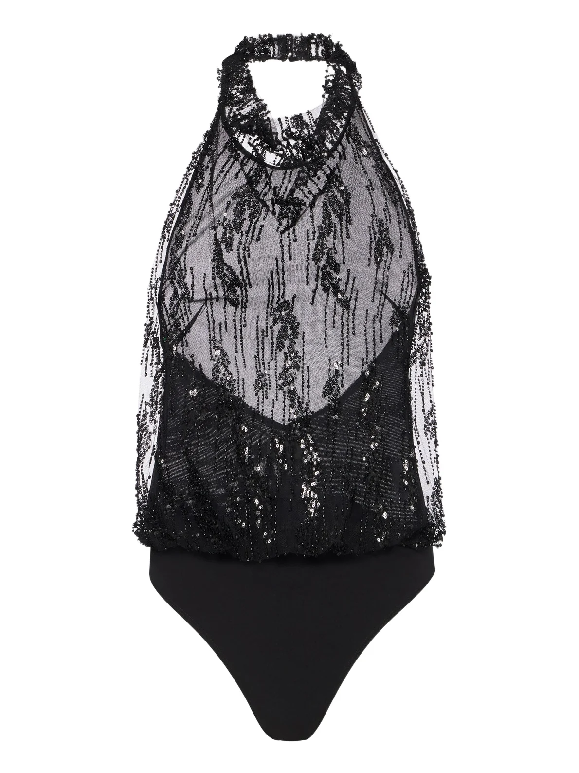 Monay embellished halterneck bodysuit