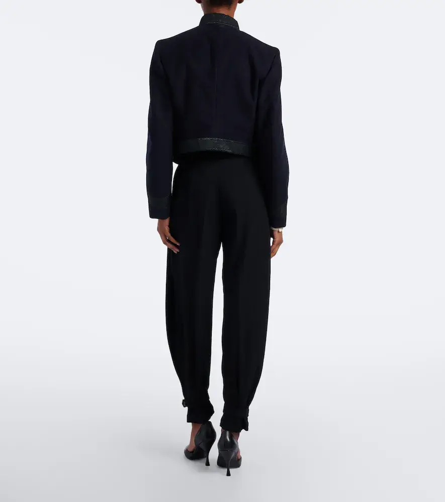 Polo Ralph Lauren Pleated crêpe balloon pants | Thumbnail 4
